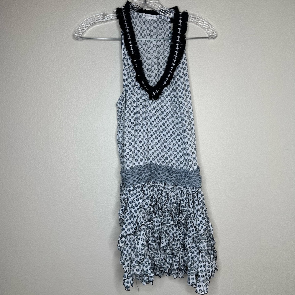 Poupette St Barth | Beline Ruffle Mini Dress | Small Swim Cover Up